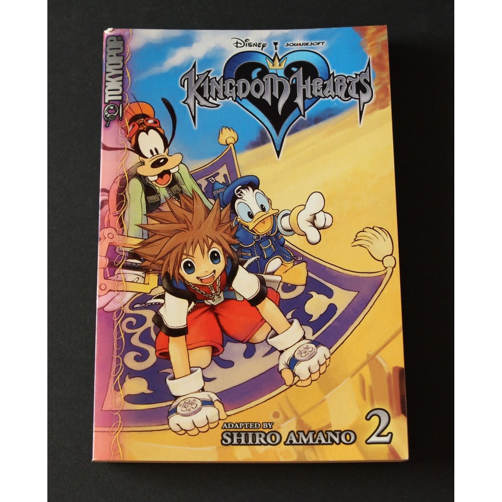 Kingdom Hearts Vol.2 By Shiro Amano TokyoPop Manga English PaperBack Pre-Owned